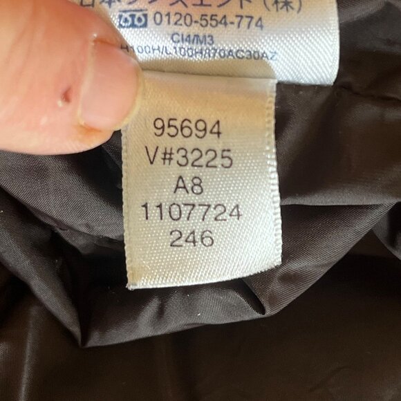 Land's End Goose Down Vest Men's Size XL 46-48 Black Snap Front Quilted Puffer - Picture 6 of 7